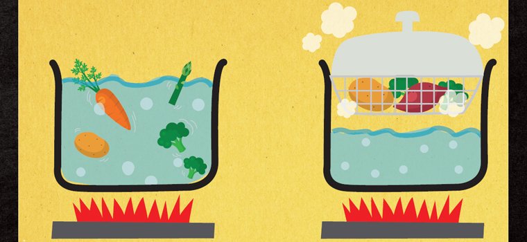 Rebus dan Kukus, Mana yang Kandungan Nutrisinya Lebih Baik?