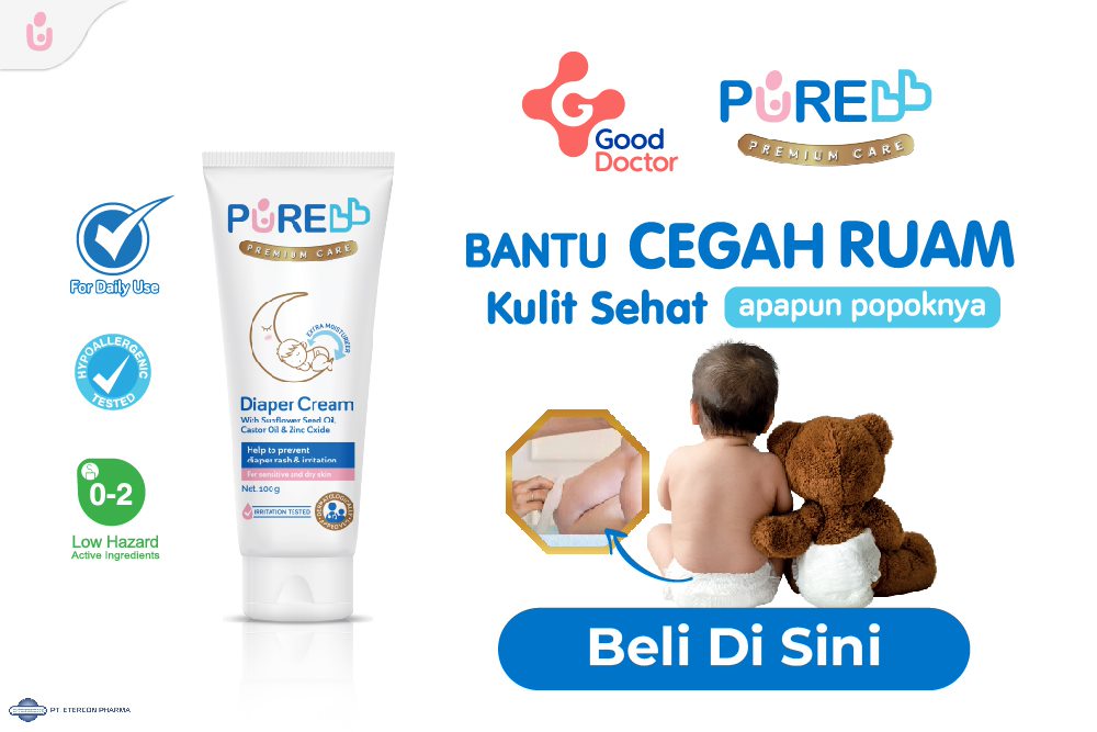 Ruam Popok Bikin Bayi Tak Nyaman, Cegah dengan Diaper Cream yang Aman untuk Kulitnya