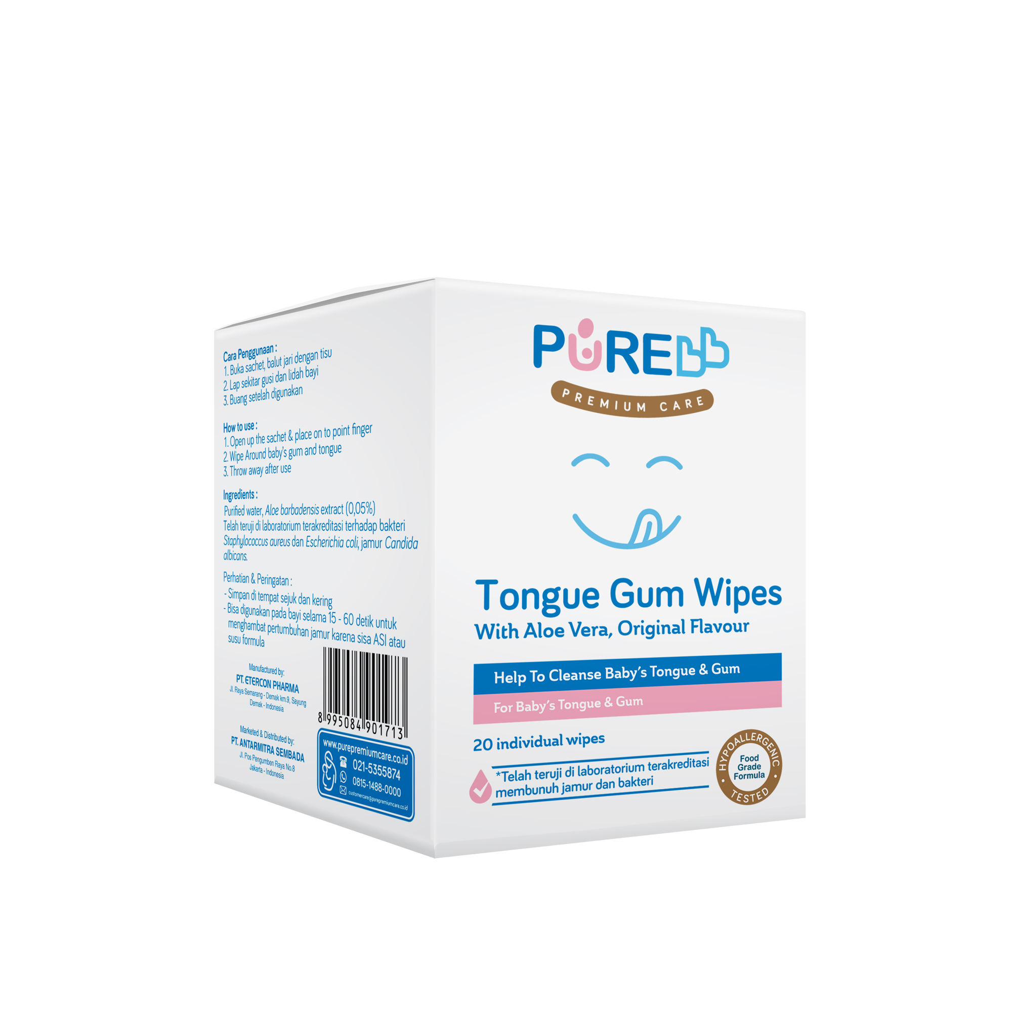 PUREBB TONGUE GUM WIPES PUREBB