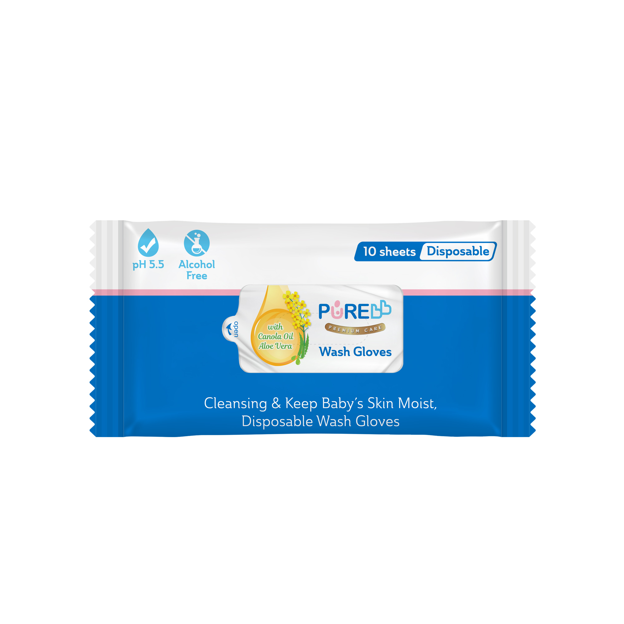 PUREBB WASH GLOVES PUREBB